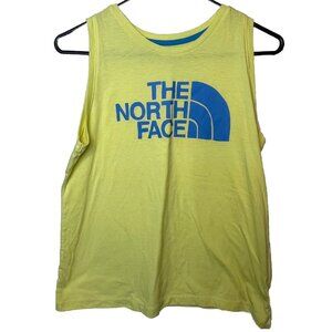 The North Face‎ Tri-Blend Yellow Blue Summer Tank Top Girls Youth Size XL 18